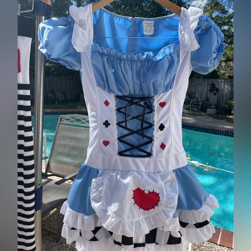 Miss Wonderland Costume From Leg Avenue 2 Pieces .